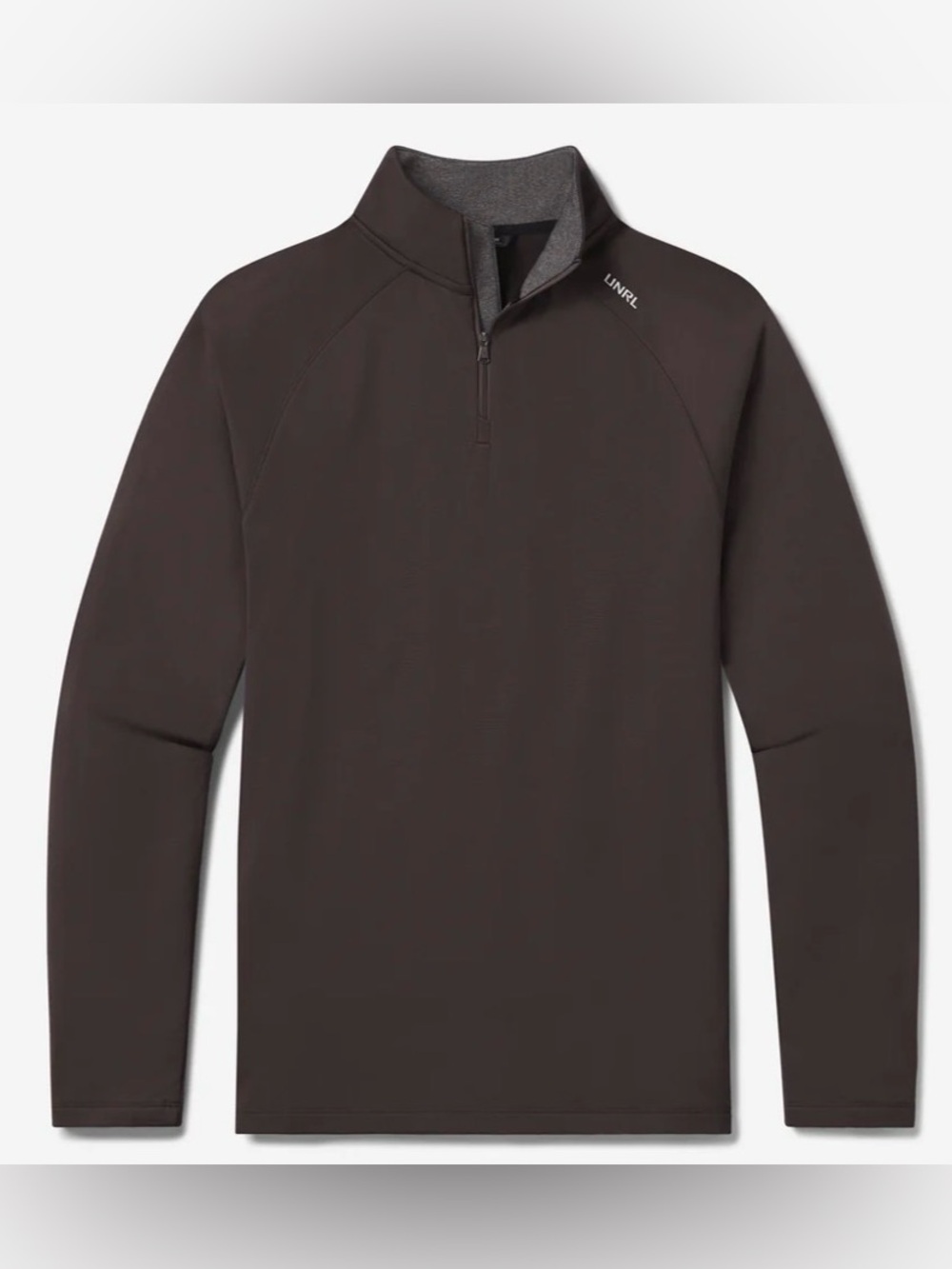 UNRL Interlock Men's Quarter Zip Size XL Expresso